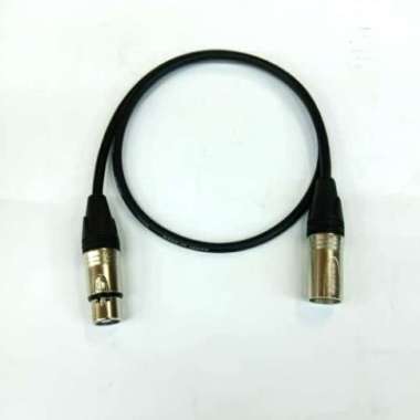 Kabel Mic Canare Standar Japan Jack XLR Male To Female NEUTRIK - 1 Meter 100 % ORIGINAL Multicolor