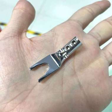 Jack jek audio kabel speaker spade BFA banana rhodium plated KBS ORIGINAL 100 % Multicolor