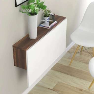 TwinsJ . Meja lipat. Meja dinding. Meja makan. Folding table. hpl