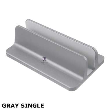 Stand Dudukan Bracket Holder Macbook / Laptop / Ultrabook / Buku. Single Gray