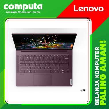 Lenovo Yoga Slim 7 14ARE05 B4ID Laptop [AMD Ryzen 5 4600U, AMD Radeon Graphics, 16GB, 512GB SSD, 14"FHD IPS 300nits, 100% sRGB, Win 10 + Ms OHS 2019] Orchid