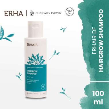 ERHAIR Hairgrow Shampoo 100ml - Sampo Rambut Rontok - Shampoo Atasi Kerontokan Rambut - Sampo Penumb