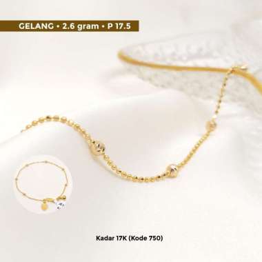 Jual Gelang Emas 750 Terbaik Februari 2022 - Harga Murah ...