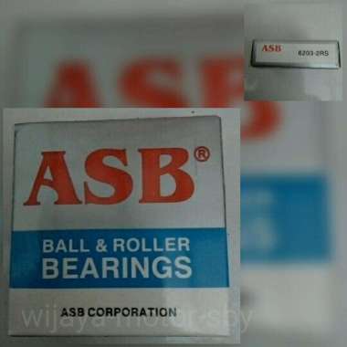 Bearing 6203 2rs Silver