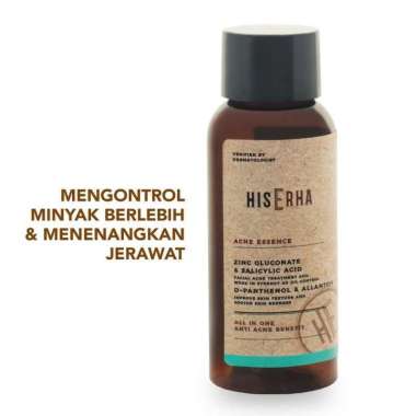 HIS ERHA Acne Essence 60ml - Essence Wajah Mencerahkan dan Melembabkan - Essence Untuk Cowo - Essenc