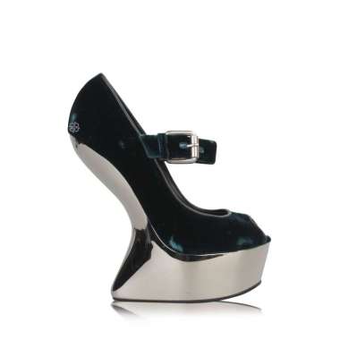Giuseppe Zanotti Platform Wedges in Green 37