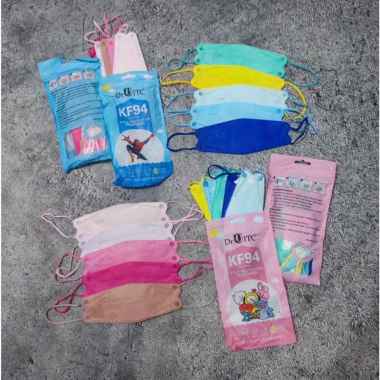 MASKER ANAK KF94 DR.ITC POLOS MIX WARNA ISI 10 PCS Mix Boy