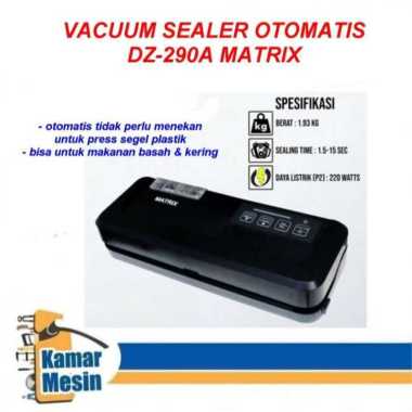 MATRIX Vacuum Sealer Basah Kering Otomatis DZ-290A Vakum Makanan Vacuum Makanan Sealer Kedap Udara