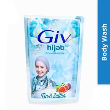 [TIN & ZAITUN] Giv Body Wash Refill 450 ml Varian Hijab / Giv White / Sabun Cair Wangi