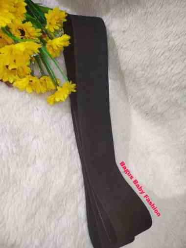 Kamus Bludru Hitam Polos Sabuk Beskap Dewasa Elegan Hitam