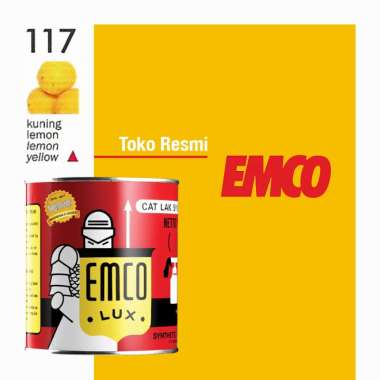 EMCO Lux Cat Kayu dan Besi Gloss Finish Warna Segitiga - Surabaya/Sidoarjo Mini - 200ml Segitiga 117