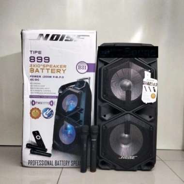 SPEAKER PORTABLE MEETING WIRELESS NOISE 899 BII 10"x2 SALON hitam