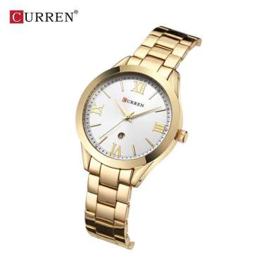 Jam Tangan Wanita CURREN 9007 Analog Chronograph Stainless Steel