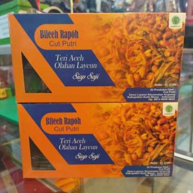 Ikan teri goreng sambal Aceh | bileh rapoh siap saji