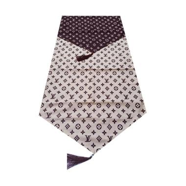ANCollections T31 Table Runner Taplak Meja - Dark Brown