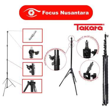 FOCUS NUSANTARA - TAKARA SPIRIT-4 Light Stand BLACK