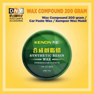 Car Paste Wax / Wax Compound 200 gram / Kompon Wax Mobil / Kompon Kit