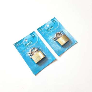 Gembok Pengaman Kecil kuning Ukuran 30mm untuk koper - A141