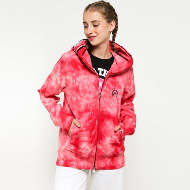 BAPE Tie Dye Shark Liquid Full Zip Jaket Hoodie Pria
