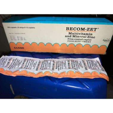 Becom-Zet box isi 100 tablet - azam medika