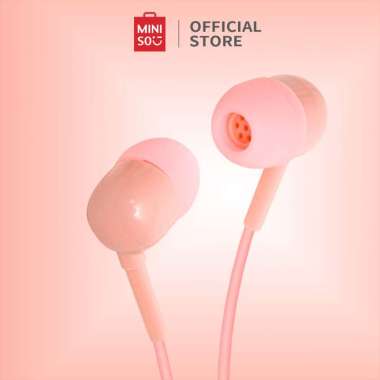 Miniso Official Music Earphone Colorful Capsule Headphones Noise Cancelling Awet Handsfree Earphone