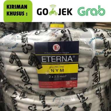 Kabel Eterna NYM 2x2.5 mm 50 Meter / Kabel Listrik Eterna NYM