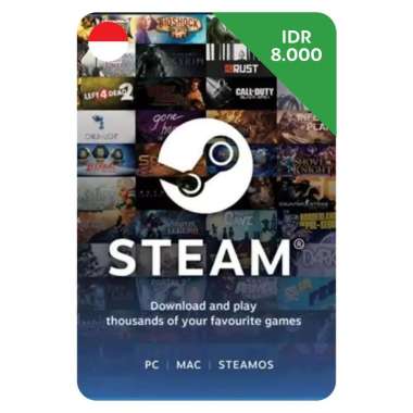 Steam Wallet Code IDR 8.000