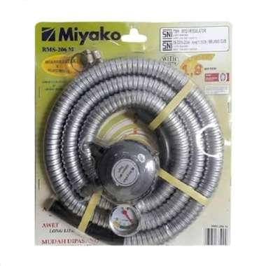 MIYAKO SELANG DAN REGULATOR KOMPOR GAS RMS-206M / RMS206 - Selang 1,8M