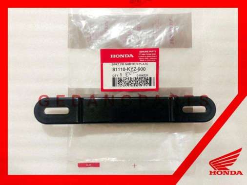 DUDUKAN PLAT NOMOR / BRACKET BLADE SUPRA GTR VARIO 125 81110-KYZ-900 Hitam