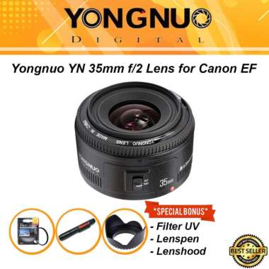 LENSA YONGNUO 35MM F2 CANON BONUS