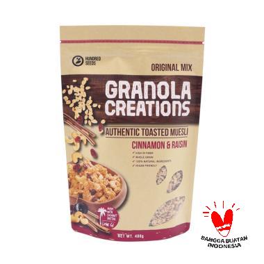 Hundred Seeds Granola Creations Cinnamon & Raisin [400 g]