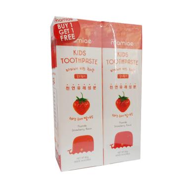 Jual Mamiae Toothpaste Baby Strawberry Fruit Odol Pasta Gigi Bayi 2 Pcs 80 G Murah September 2020 Blibli Com