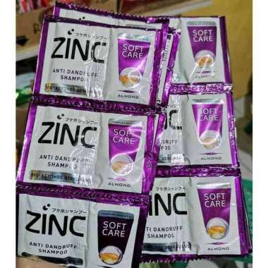 Zinc Soft Care Shampoo Ungu [10 mL/ 6 Sachet] ungu