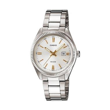 Jual Casio Ltp 1302d 7a1vdf Enticer Ladies Stainless Steel Jam Tangan Wanita White Dial Murah Juni 2020 Blibli Com