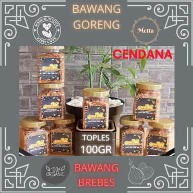 Bawang Goreng CENDANA 100 Gram TOPLES - BAWANG ASLI BREBES 100% MURNI