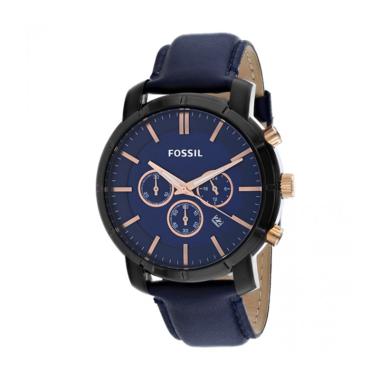Fossil Lance Chronograph Original Jam Tangan Pria Black Blue