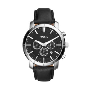 Fossil Lance Chronograph Original Jam Tangan Pria Black Silver