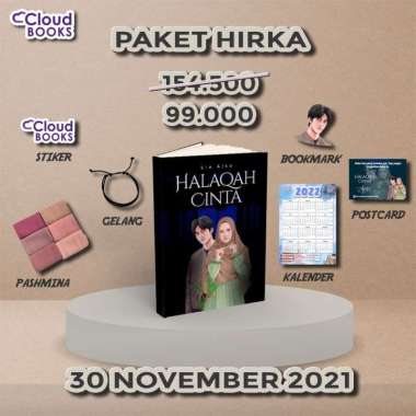 Paket Hirka Novel Halaqah Cinta Fiksi Romance Islami