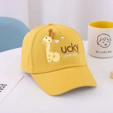 TOPI ANAK Good LUCKY JERAPAH ANAK ANAK GOODLUCK QUALITY TOPI Kuning