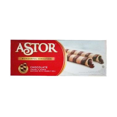 Promo Harga Astor Wafer Roll Chocolate 150 gr - Blibli