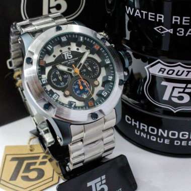 Jam Tangan Fashion PROMO T5 H 3760 jam tangan pria original T5 H 3760 sporty crono aktif / T5 H 3702