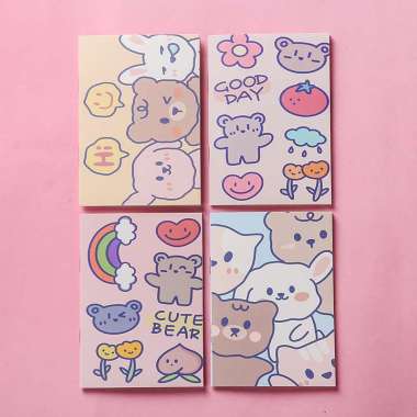 OEM SK-A25 Buku Tulis Mini Notebook / Buku Tulis Memo Kecil Karton / Buku Catatan Cartoon Mini Book 