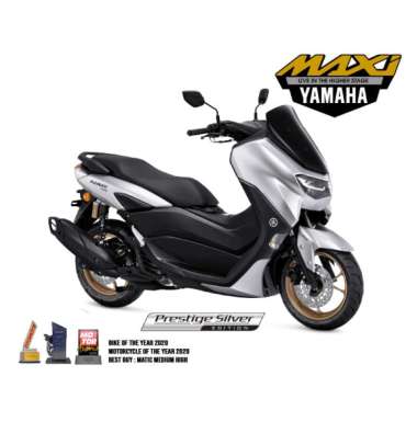 Yamaha All New Nmax 155 Connected ABS Version Sepeda Motor [VIN 2022/ OTR Bangka Belitung] Prestige Silver Belitung