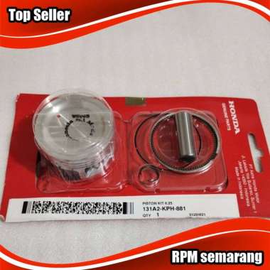 Piston kit seher Ring pen Honda Karisma Kirana Supra X 125 lama Batman size 0.25 Original - Mph00044