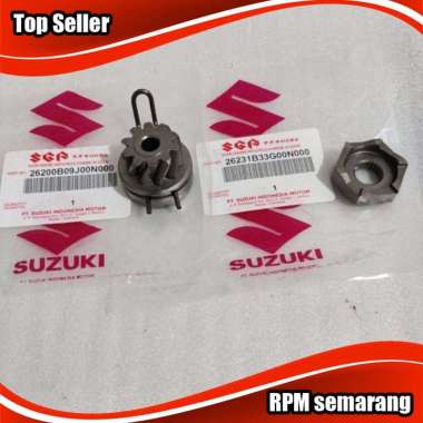 Gir Gear kick pinion starter plus lawan kick starter set Suzuki Nex - Skywave-SkyDrive-Hayate ori - 