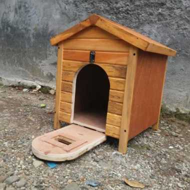 Bisa COD kandang kucing atau kelinci satu pintu dari kayu.