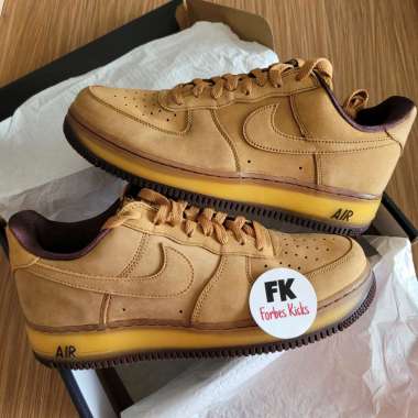 Air Force 1 Low Wheat Dark Mocha || triple all white black brown flax
