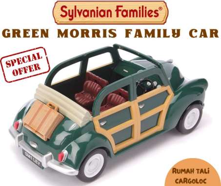baby seat NEW SYLVANIAN FAMILIES 4611 Red Family Saloon Car food picnic table 
