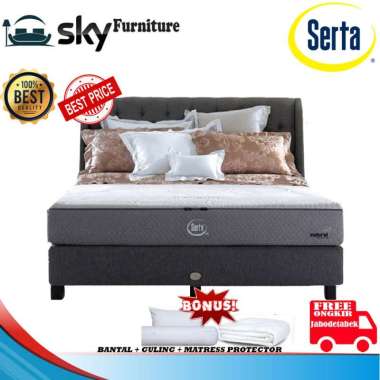 Mattres Serta Tranquility 1 Set Springbed [Full Set/ Kasur + Divan + Sandaran] 180 x 200