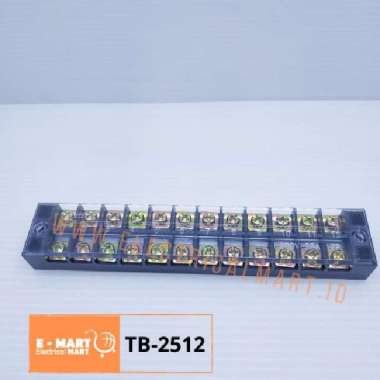 Terminal Blok Kabel TB-2512 / Blok Kabel 12 Pole 25A